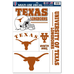 Texas Longhorns 11x17 Inch Decal Sheet