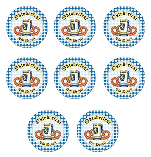 Oktoberfest Harvest 9-Inch Plates - Set of 8
