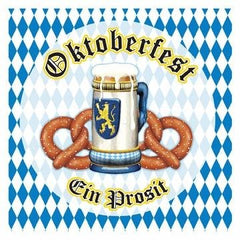 Oktoberfest Harvest Lunch Napkins - 16 Count