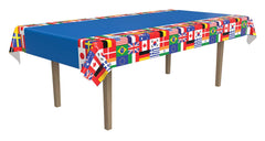 International Flag Table Cover - Perfect for Sports Celebrations