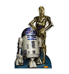 Star Wars R2-D2 & C-3PO Cardboard Standee - 72"x45"