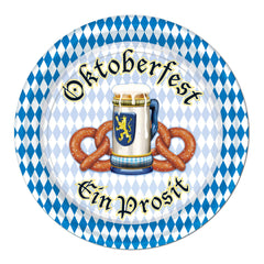 Oktoberfest Harvest 7-Inch Plates - 8 Count