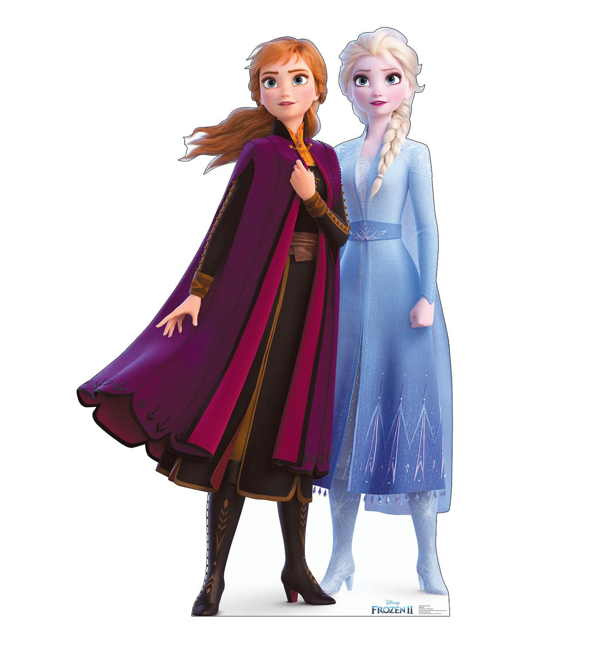 Frozen 2 Anna and Elsa Standee - 70x45 Inch