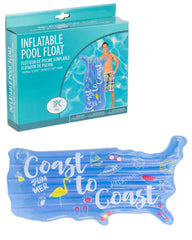 Coast-to-Coast Inflatable Body Raft - 30"x58"