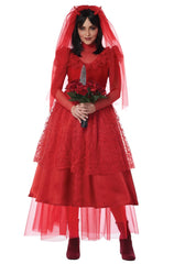 Gothic Bride of Darkness Costume - Women's Vampire Halloween Attire