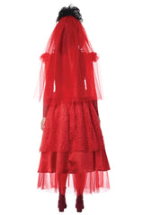Gothic Bride of Darkness Costume - Women's Vampire Halloween Attire
