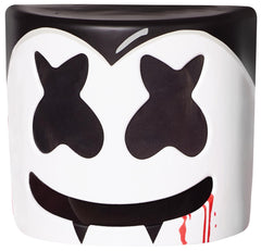 Adult Vampire Marshmello Mask - Perfect for Halloween
