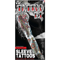Red Dragon Tattoo Sleeve Set - 2 Pack