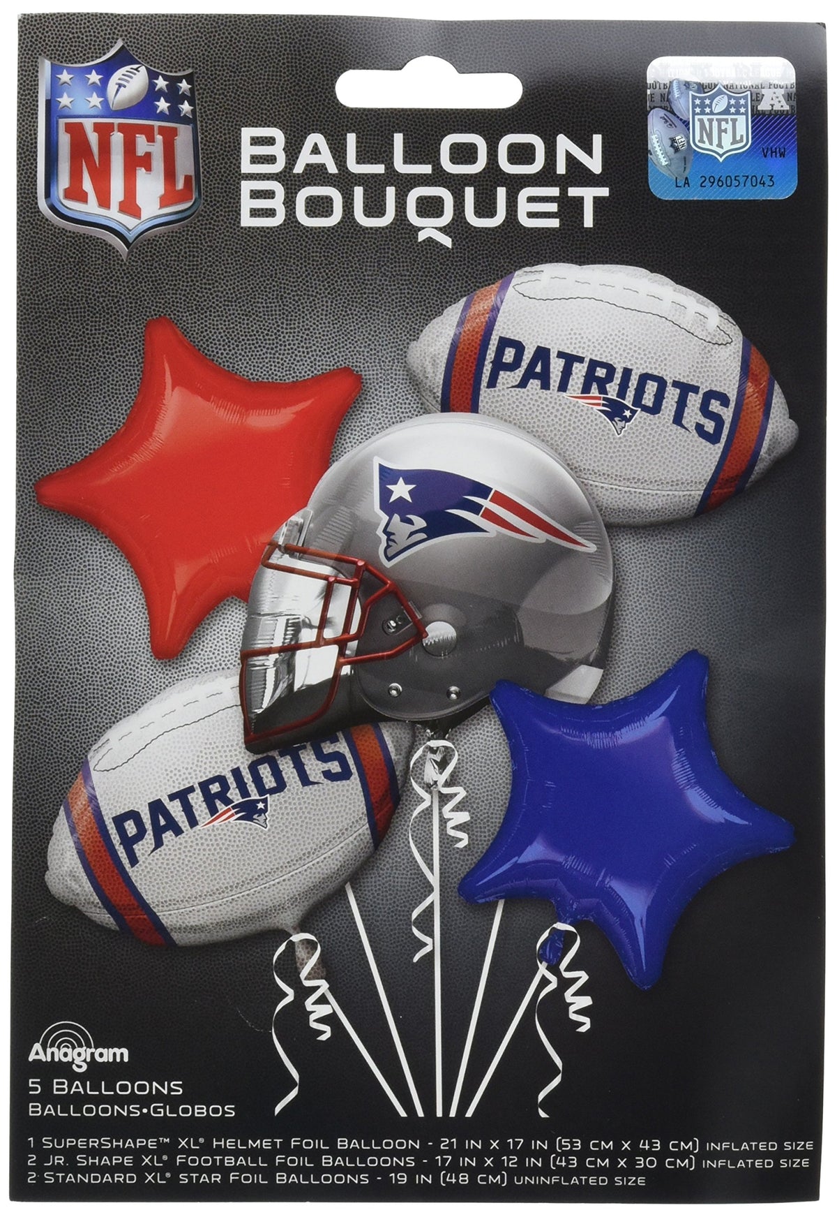 New England Patriots Foil Balloon Bouquet