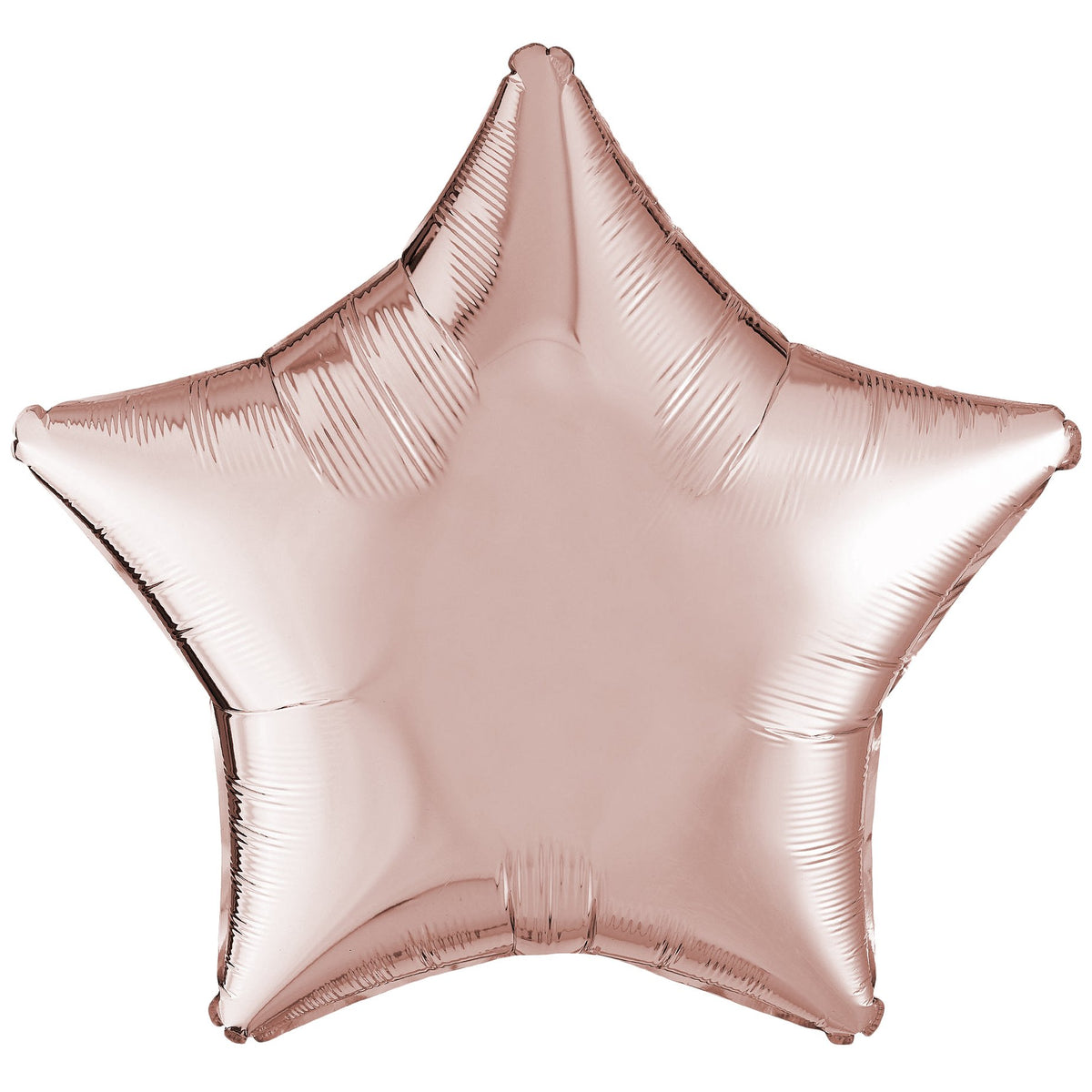 Rose Gold Star Metallic Foil Balloon - 18 Inch