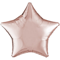 Rose Gold Star Metallic Foil Balloon - 18 Inch