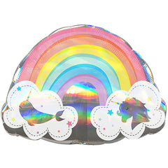 Magical Rainbow Foil Super Shape Balloon