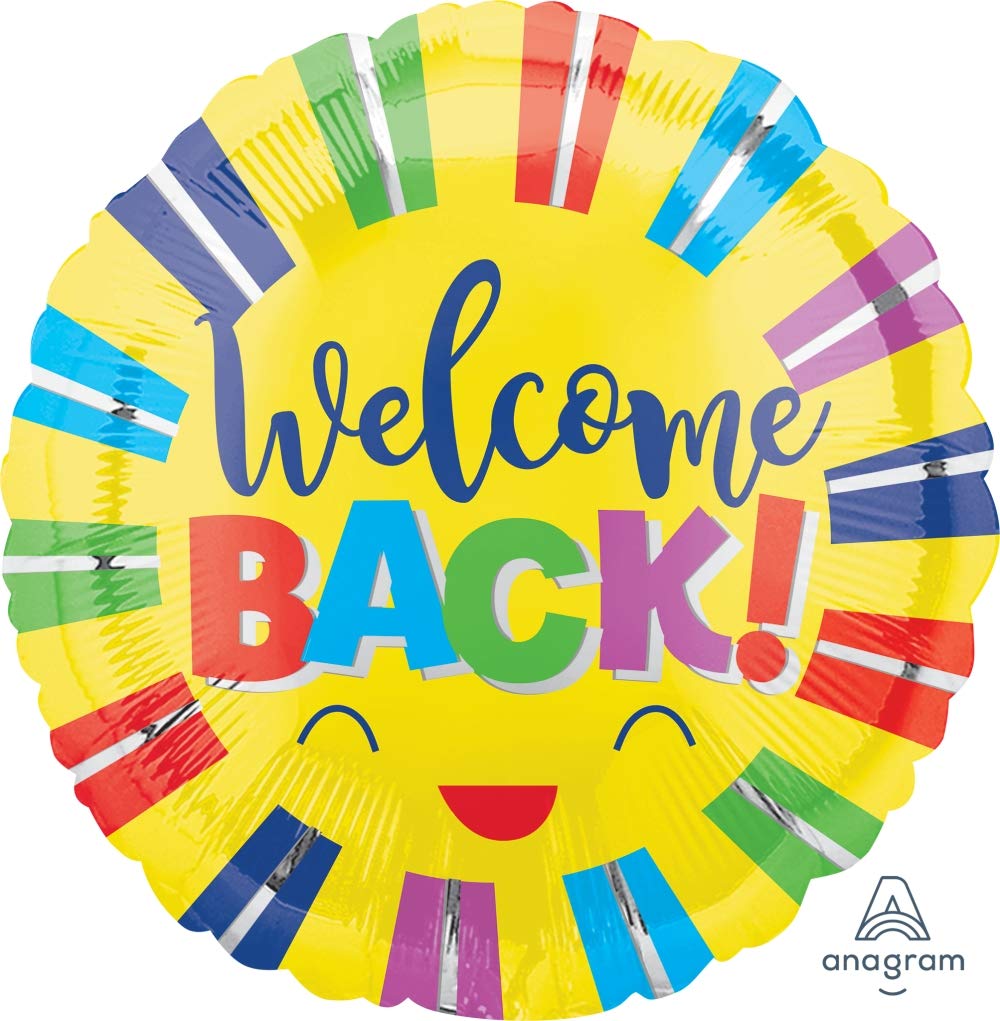 18" Welcome Back Mylar Balloon