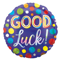 Good Luck Iridescent 18" Foil Balloon