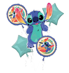 Stitch Themed Foil Balloon Bouquet for Birthdays