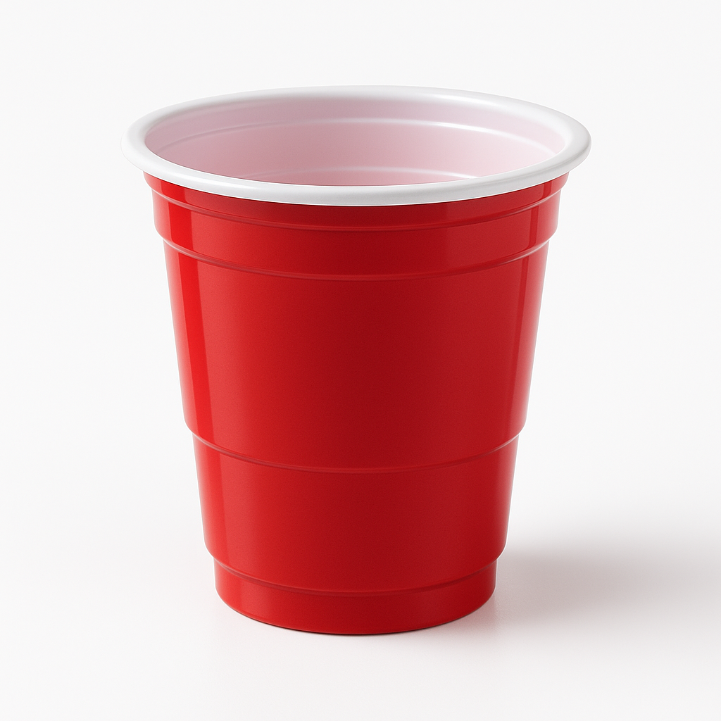 Red Plastic Shot Glasses - 1.5 oz, 30-Pack