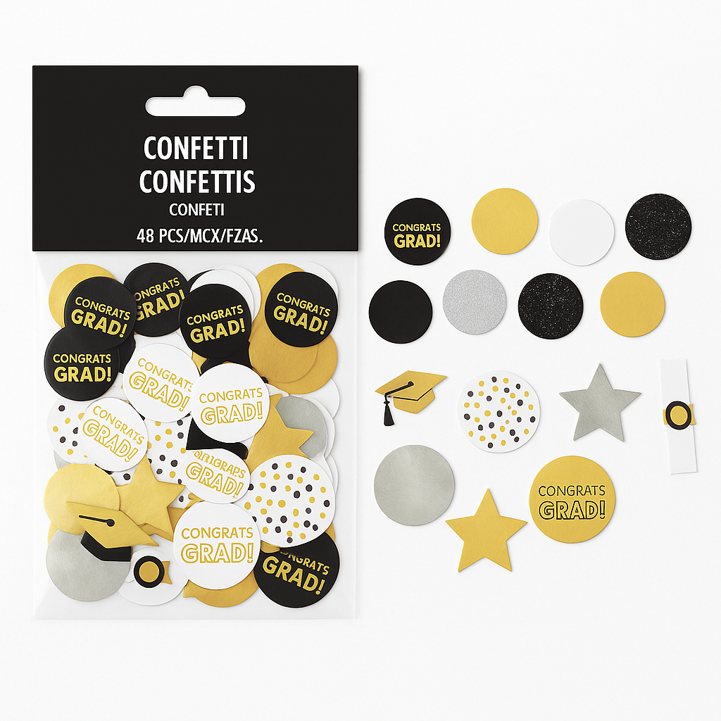 Graduation Celebration Die-Cut Confetti