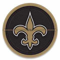 New Orleans Saints 9" Round Paper Plates