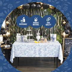 Trendables Premium Botanical Table Cover 54 x 108 - 2 Pack