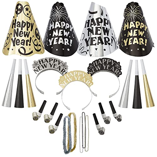 NYE Kit 100 person Amscan Party City 300 pcs