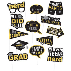 Class 101 - Graduation Party Photo Booth Props Kit
