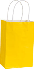 PMA - Light Yellow Small Kraft Gift Bag | 1 Count