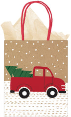PMA - Kraft Christmas Gift Bags, 3-pk