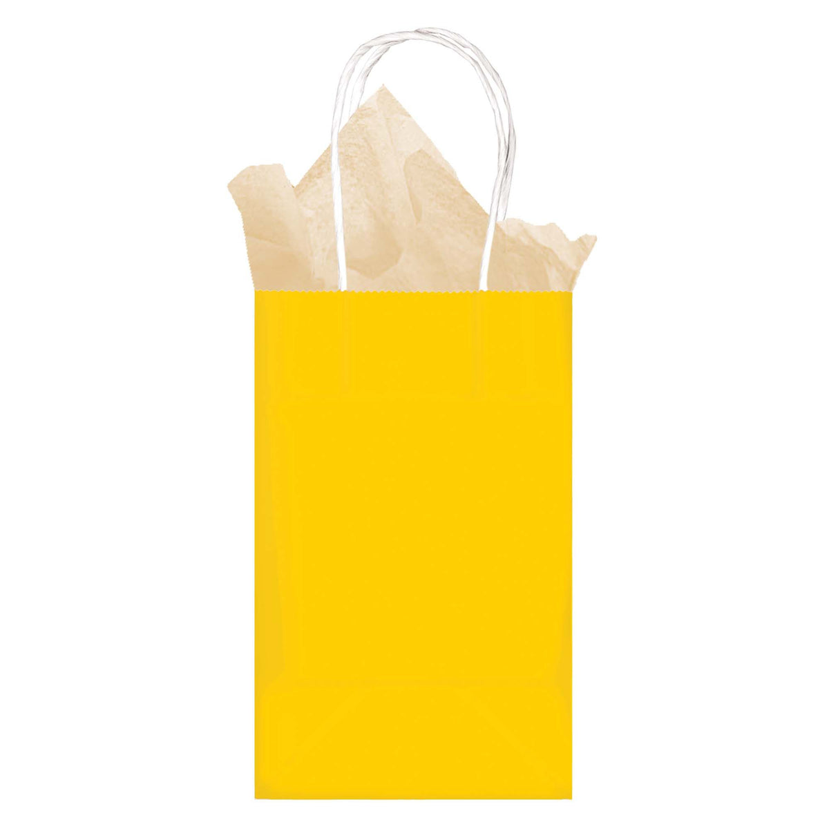 Urban Air - Light Yellow Small Kraft Gift Bag - 1 Ct.