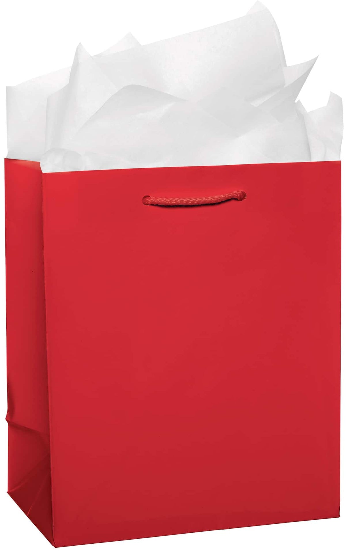 PMA - Glossy Red Medium Gift Bag with Handles
