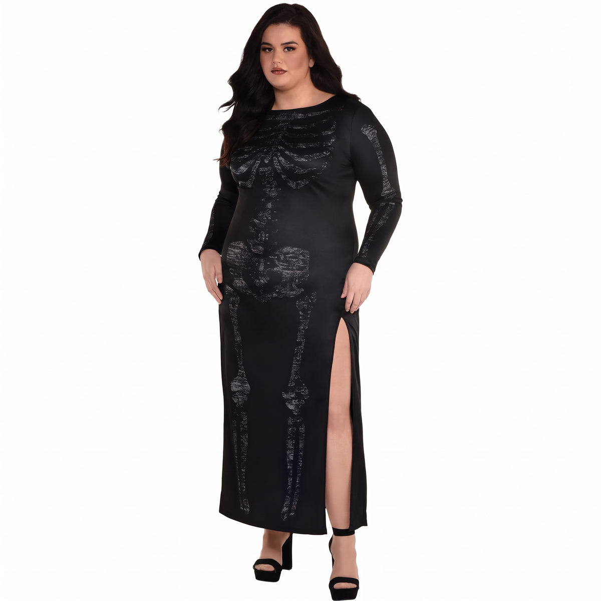 Plus Size Skeleton Dress - Halloween Costume