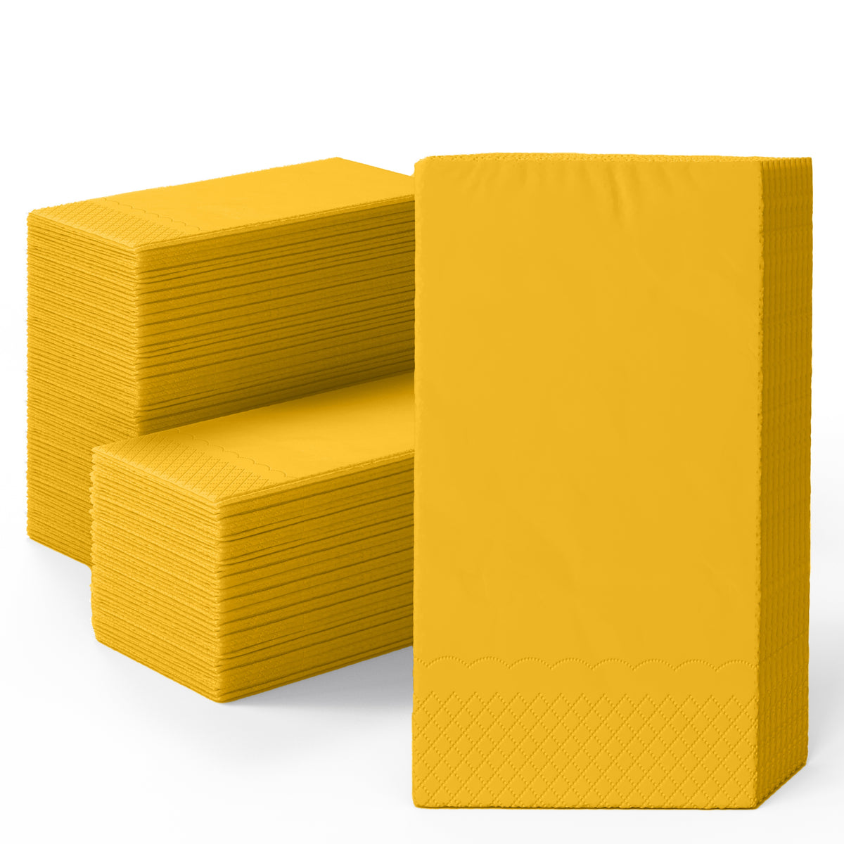 Yellow Guest Towel Napkins - 40 Ct.
