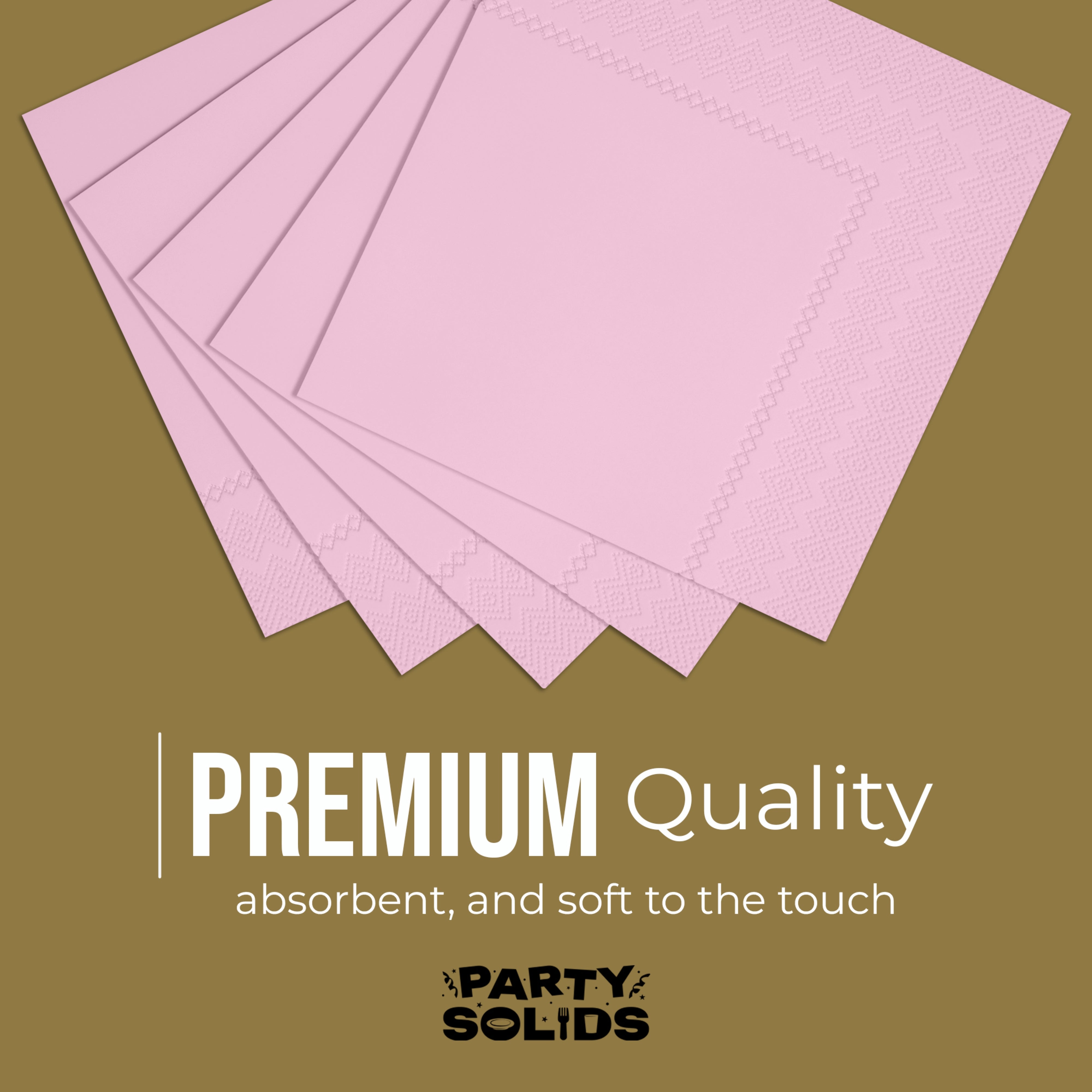 Pink Dinner Napkins - 50 Ct.
