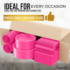 182 Piece Combo Set - Service For 26 - Hot Pink