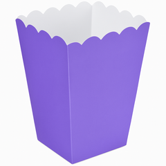 Purple Mini Popcorn Treat Boxes - 5 Pack