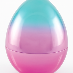 Jumbo Blue and Pink Gradient Fillable Easter Egg