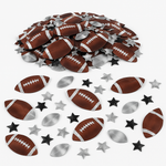 Football & Stars Confetti Table Decoration, 2.5 oz