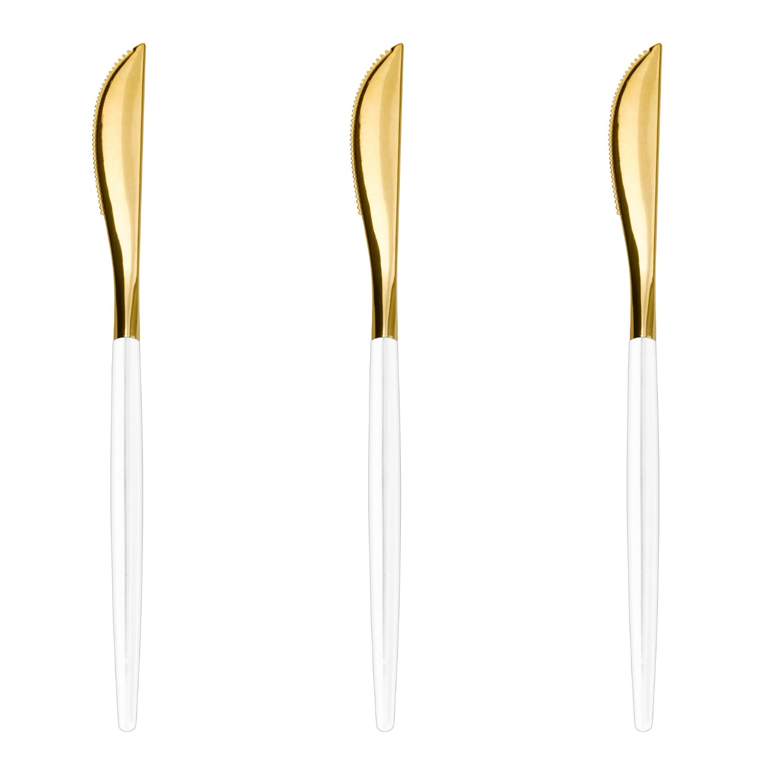 Trendables Knives Ivory/Gold | 20 Count