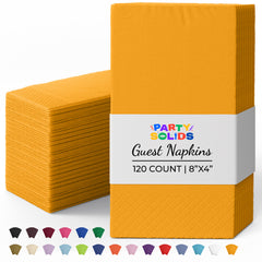 Yellow Guest Towel Napkins | 120 Count