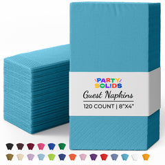 Turquoise Guest Towel Napkins | 120 Count