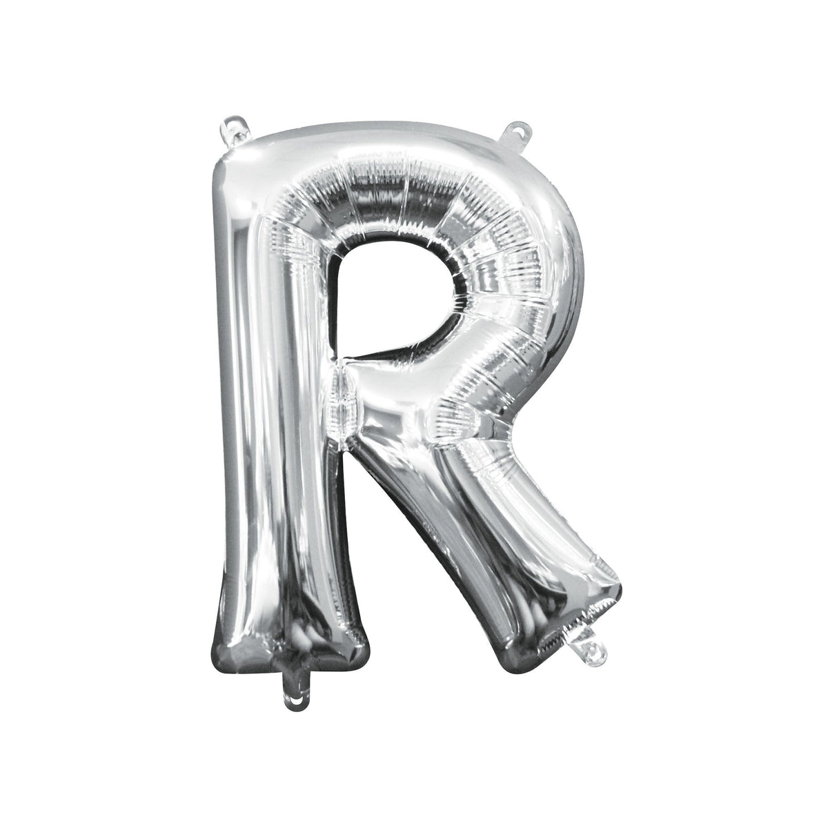 Class 101 -Silver Letter ""R"" Foil Balloon - Air Filled