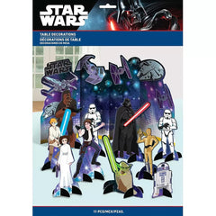 PMA - Star Wars Galaxy of Adventures Table Decorating Kit - 11 Piece Set