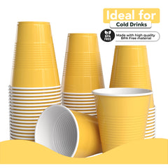 PMA - 18 Oz. Yellow Plastic Cups - 50 Ct.