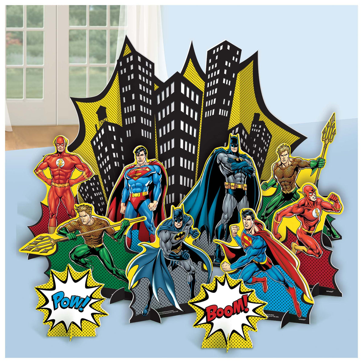 PMA - Justice League Heroes Unite Table Decorating Kit
