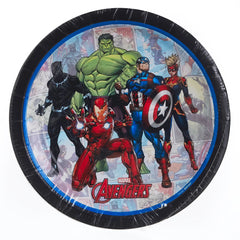 PMA - Marvel Avengers Powers Unite 7" Round Dessert Plates - 8 Pack