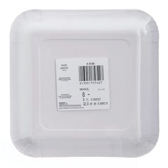 PMA - Spider-Man Webbed Wonder Square Paper Plates, 9-Inch, 8-Pack