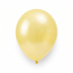 Pearl Yellow 12" Latex Balloons - 72 Pack