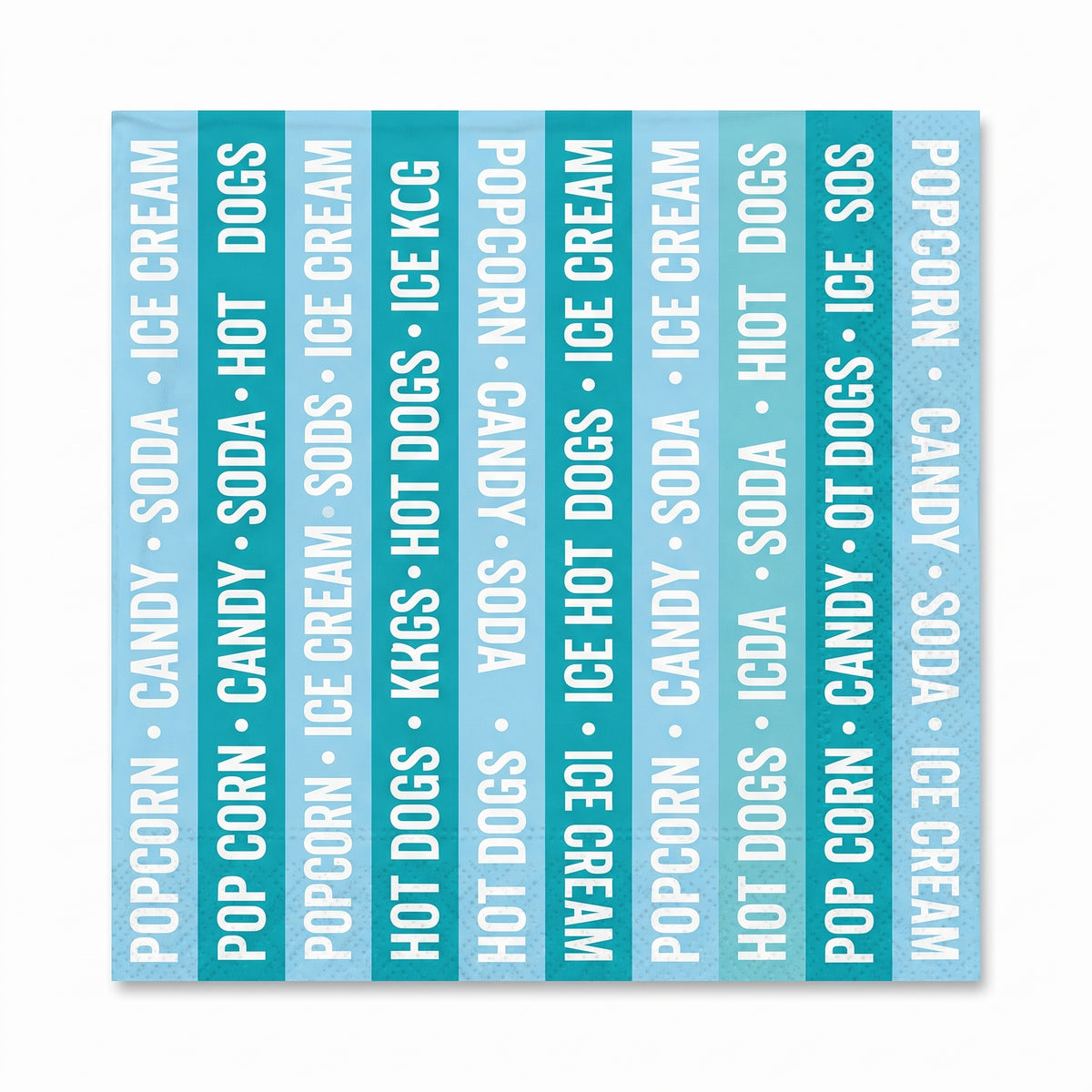 Movie Night Beverage Napkins - Hollywood Party Theme, 40 Pack - 5 In. X 5 In.