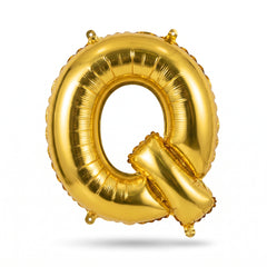 Metallic Gold Letter "Q" Foil Balloon