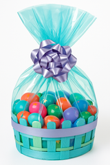 Caribbean Blue Easter Gift Basket Bags, 2-Pack