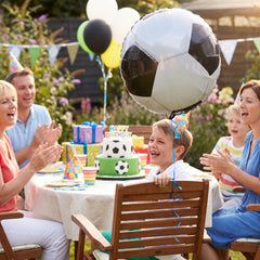 18" Metallic Soccer Ball Mylar Balloon